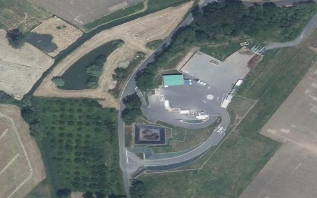 Vue aérienne — Déchetterie de Lencloitre