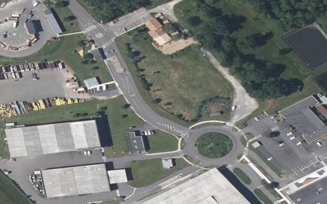 Vue aérienne — Déchetterie de Saint-Denis-de-Pile