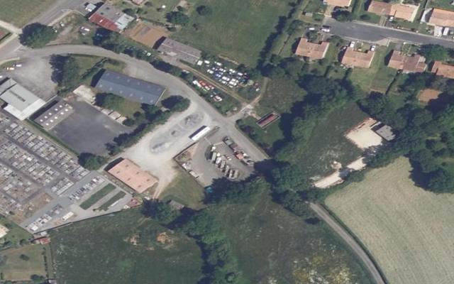 Vue aérienne — Déchetterie de Ménigoute