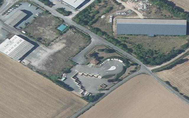 Vue aérienne — Déchetterie de Villejesus