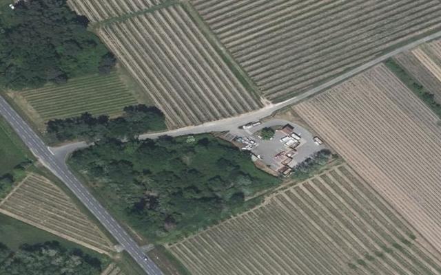 Vue aérienne — Déchetterie de Saint-Aubin-de-Blaye