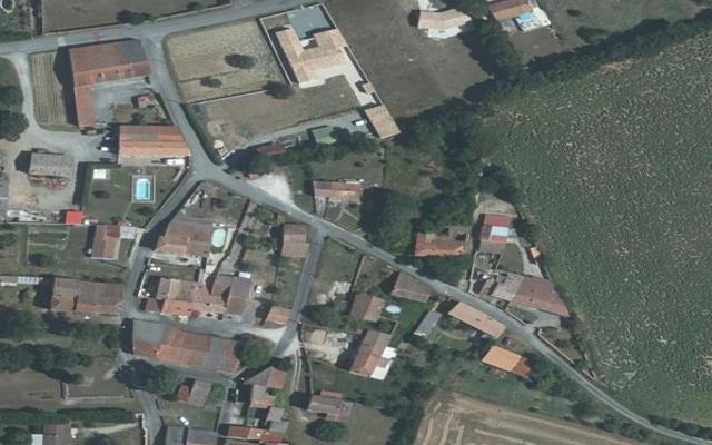 Vue aérienne — Déchetterie de Saint-Saturnin-du-Bois