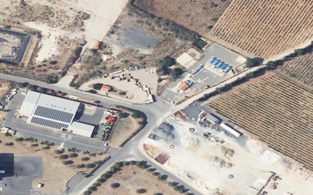 Vue aérienne — Déchetterie de Saint-Hippolyte