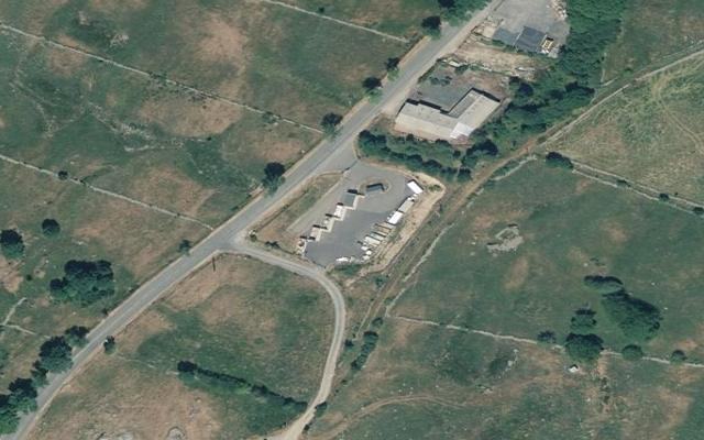 Vue aérienne — Déchetterie de Nasbinals