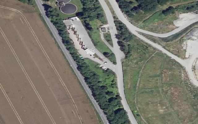 Vue aérienne — Déchetterie de Crépy-en-Valois