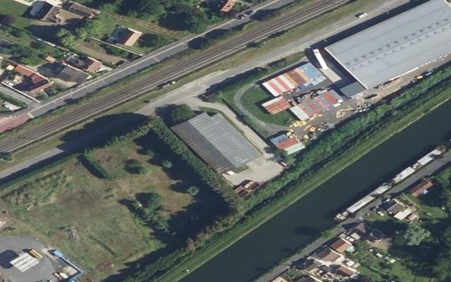 Vue aérienne — Déchetterie de Thourotte