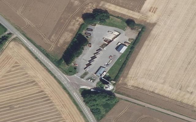 Vue aérienne — Déchetterie d'Ailly-sur-Noye
