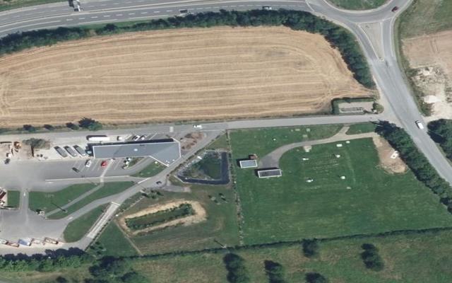 Vue aérienne — Déchetterie d'Amiens Sud