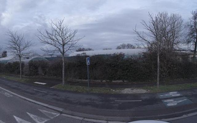 Vue depuis la rue — Déchetterie de Mérignac