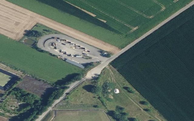 Vue aérienne — Déchetterie de Domqueur