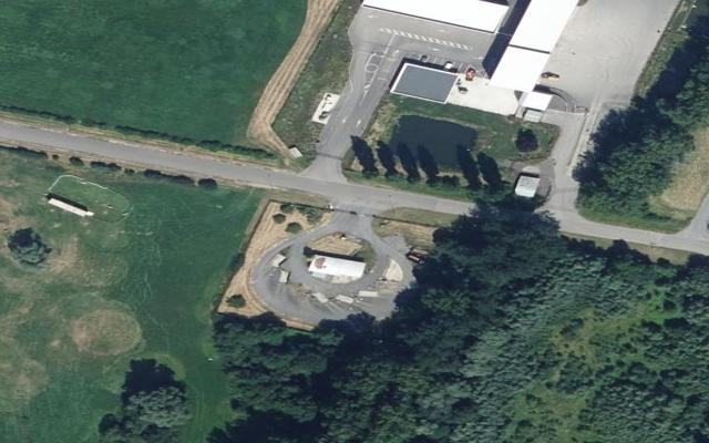 Vue aérienne — Déchetterie de Doullens