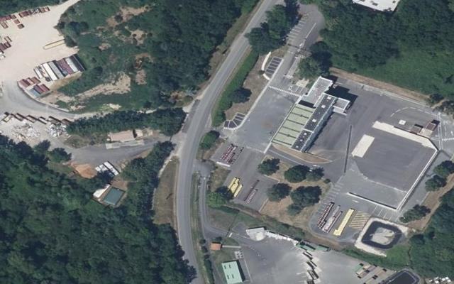 Vue aérienne — Déchetterie de La Couronne