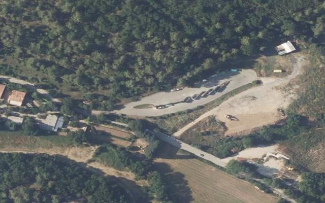 Vue aérienne — Déchetterie de Bras