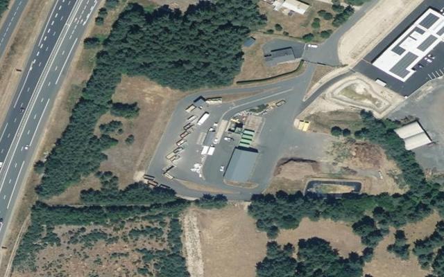 Vue aérienne — Déchetterie de St Chély