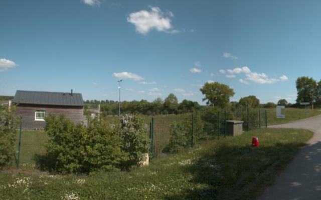 Vue depuis la rue — Déchetterie d'Entrammes