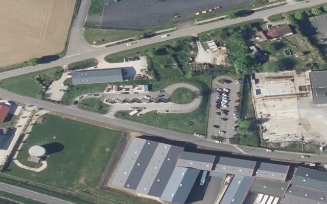 Vue aérienne — Déchetterie d'Esternay