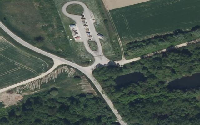 Vue aérienne — Déchetterie de Saron-sur-Aube