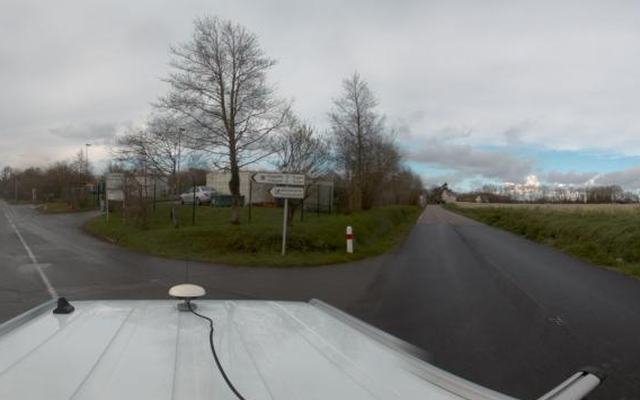Vue depuis la rue — Déchetterie de Primelin