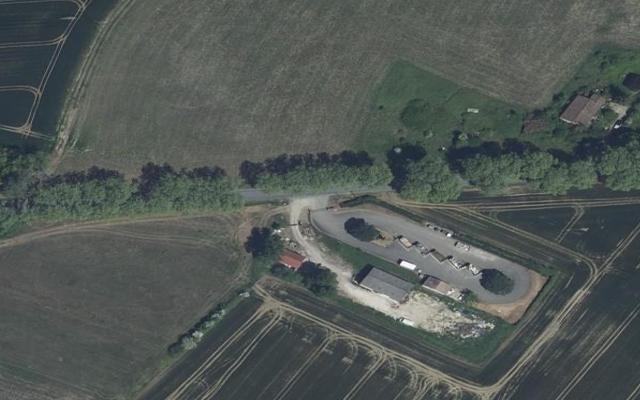 Vue aérienne — Déchetterie de Francescas