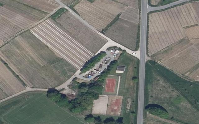 Vue aérienne — Déchetterie de Châtillon-sur-Marne