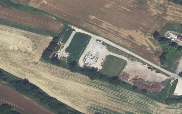 Vue aérienne — Déchetterie de Monclar