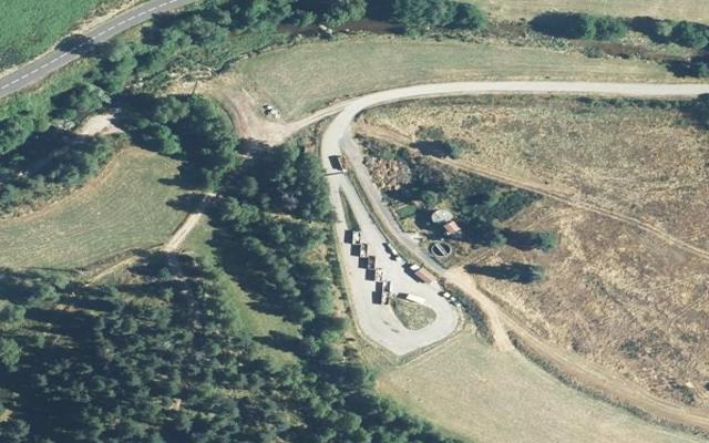 Vue aérienne — Déchetterie Saint-Étienne-de-Lugdarès