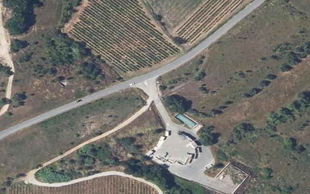 Vue aérienne — Déchetterie La Rouvière