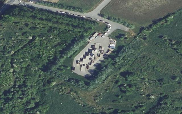 Vue aérienne — Déchetterie de Marcoing