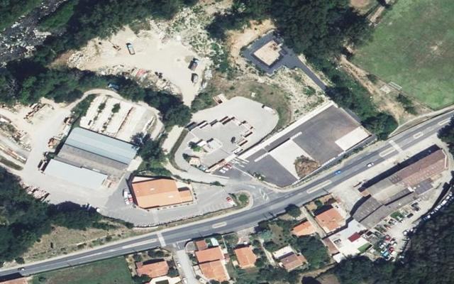 Vue aérienne — Déchetterie d'Arles-sur-Tech