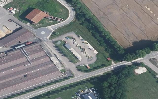 Vue aérienne — Déchetterie de Joinville