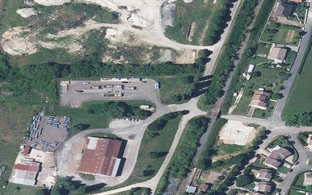 Vue aérienne — Déchetterie de Châteauvillain