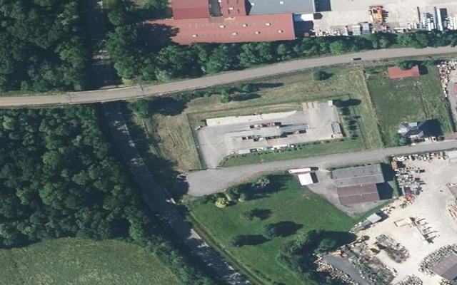 Vue aérienne — Déchetterie de Rolampont