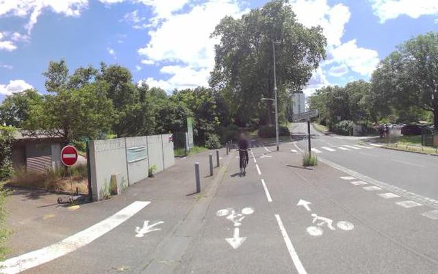 Vue depuis la rue — Déchetterie de Strasbourg Wacken