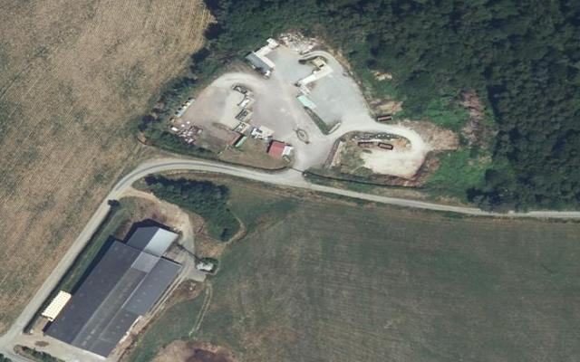 Vue aérienne — Déchetterie de Lacoste Sud - Saint-Mamet