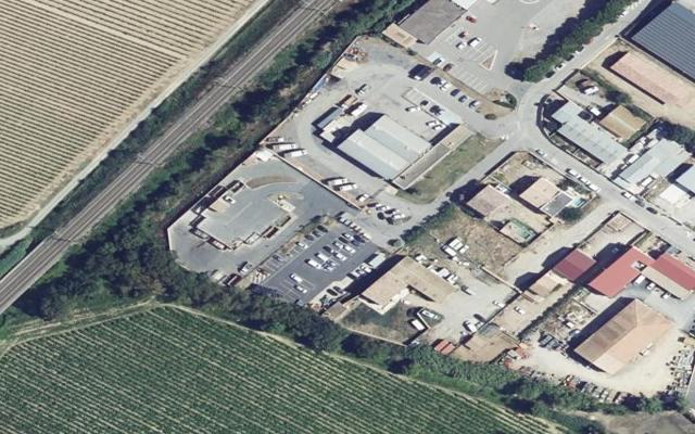 Vue aérienne — Déchetterie de Coursan