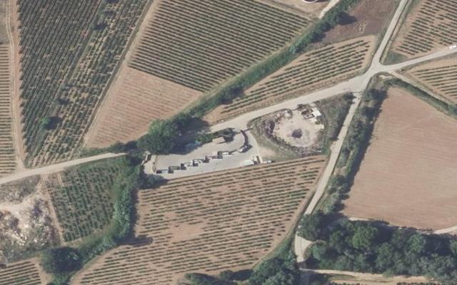 Vue aérienne — Déchetterie de Pourrières