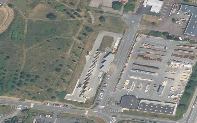 Vue aérienne — Déchetterie de Fleury-sur-Orne
