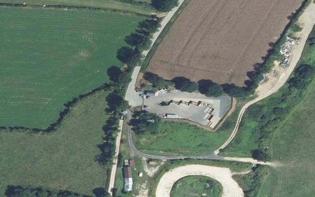Vue aérienne — Déchetterie d'Écouché