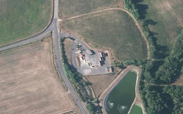 Vue aérienne — Déchetterie de Combaillaux