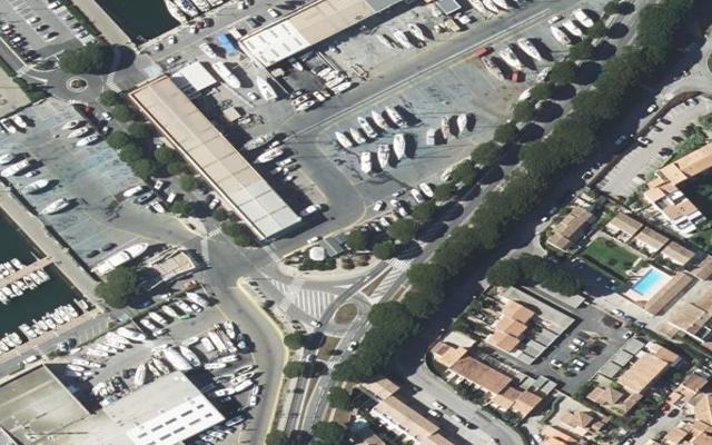 Vue aérienne — Point Propre de Port Camargue