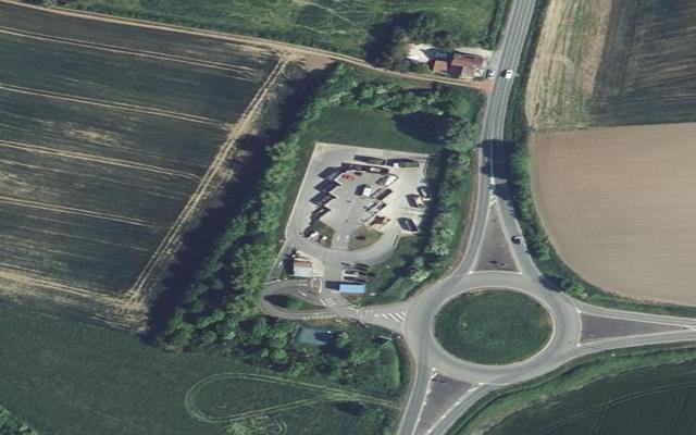 Vue aérienne — Déchetterie de Maing