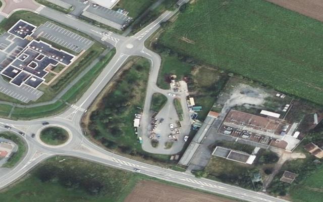 Vue aérienne — Déchetterie de Baralle