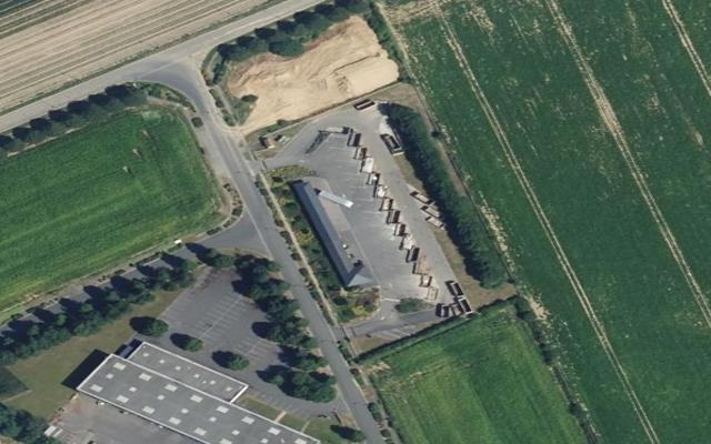 Vue aérienne — Déchetterie de Nesle