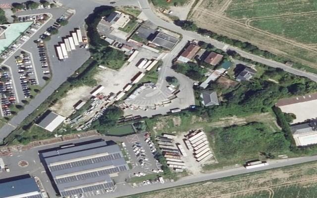 Vue aérienne — Déchetterie de Barbery