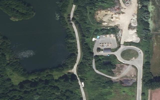 Vue aérienne — Déchetterie de Sérifontaine