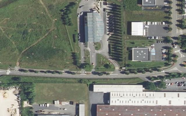 Vue aérienne — Déchetterie de Breuil-le-Sec