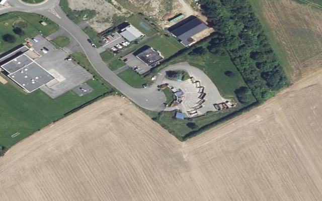Vue aérienne — Déchetterie de Ressons-sur-Matz