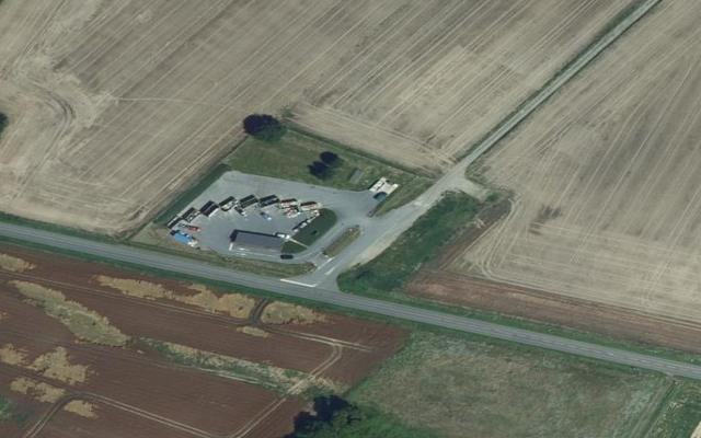 Vue aérienne — Déchetterie de Villers-sur-Fère