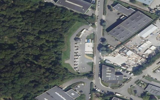 Vue aérienne — Déchetterie d'Élancourt