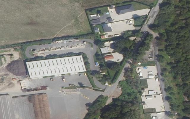 Vue aérienne — Déchetterie de La Queue-en-Brie